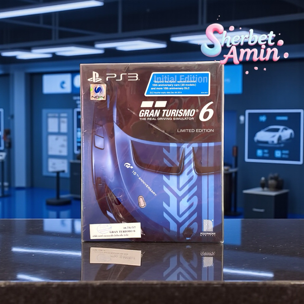 แผ่นเกม Ps3 มือหนึ่ง / Gran Turismo 6 : The Real Driving Simulator : Limited Edition / zone 3