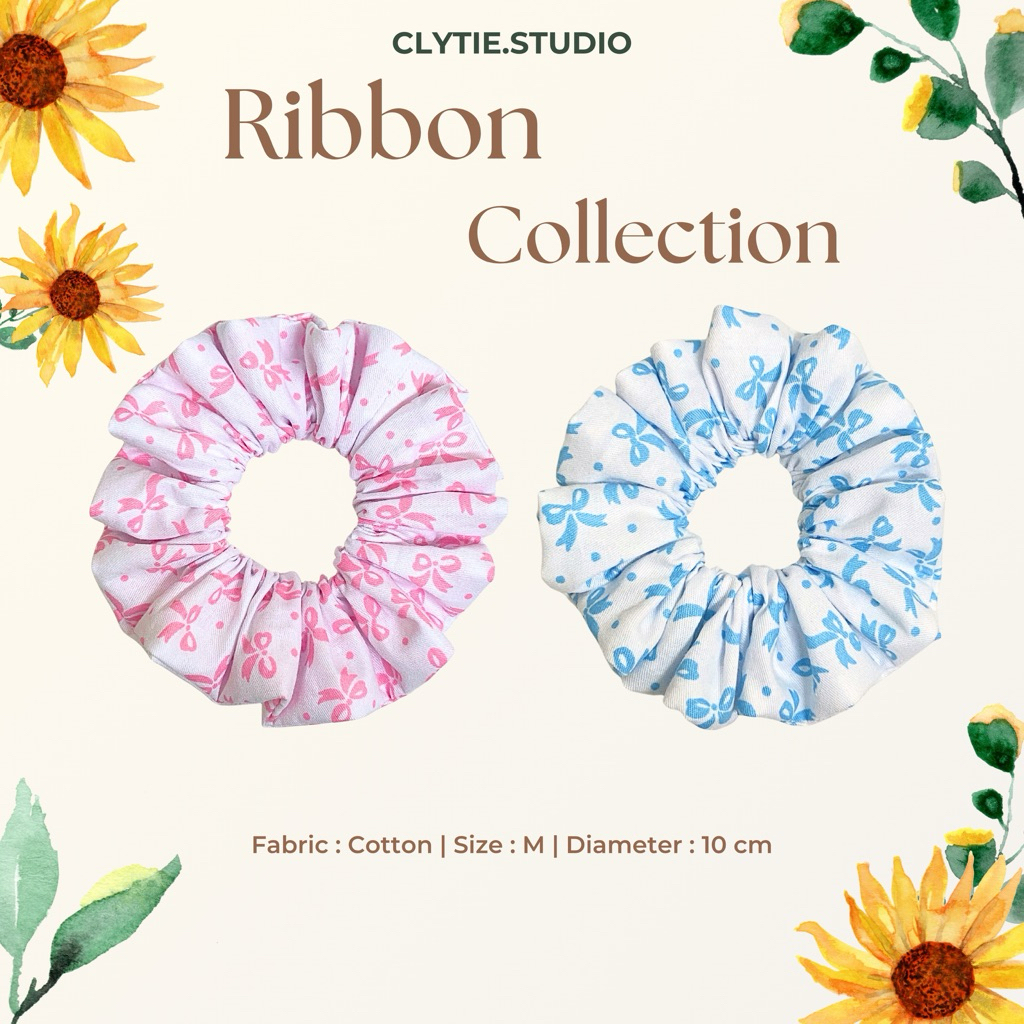 Clytie • Scrunchie • Size M • Ribbon collection 🌻🌷🌸✨