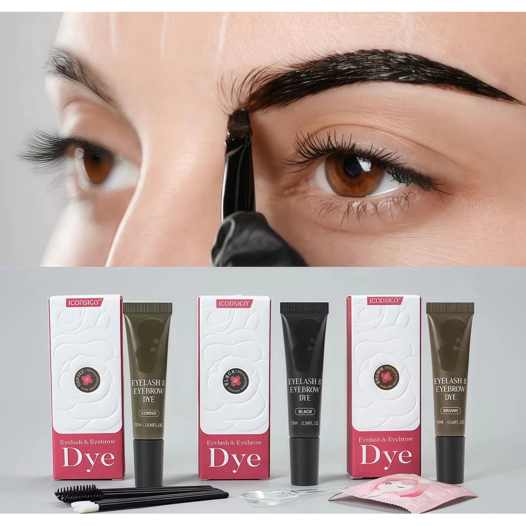 (ร้านในไทย) ทิ้นย้อมคิ้ว,ขนตา ICONSIGN Eyebrow Eyelash Tint CAMELLIA Hybrid รุ่นใหม่พร้อมส่งในไทย🇹🇭