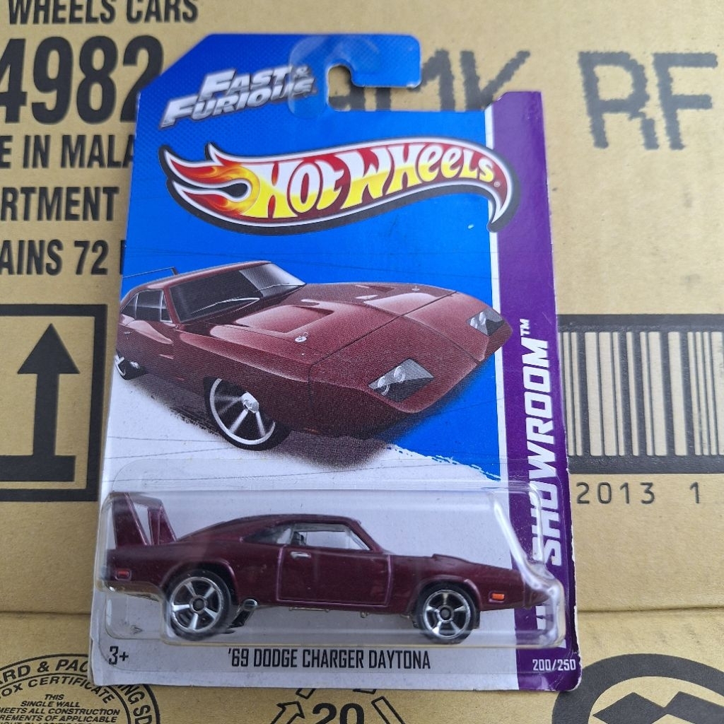 รถเหล็ก Hotwheels 69 DODGE CHARGER DAYTONA FAST&FURIOUS 200/250 (kg13)