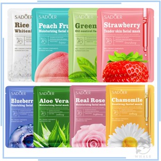【1/3/5 ชิ้น】คละสี SADOER Mask Mask แผ่นมาส์กหน้า การให้ความช…