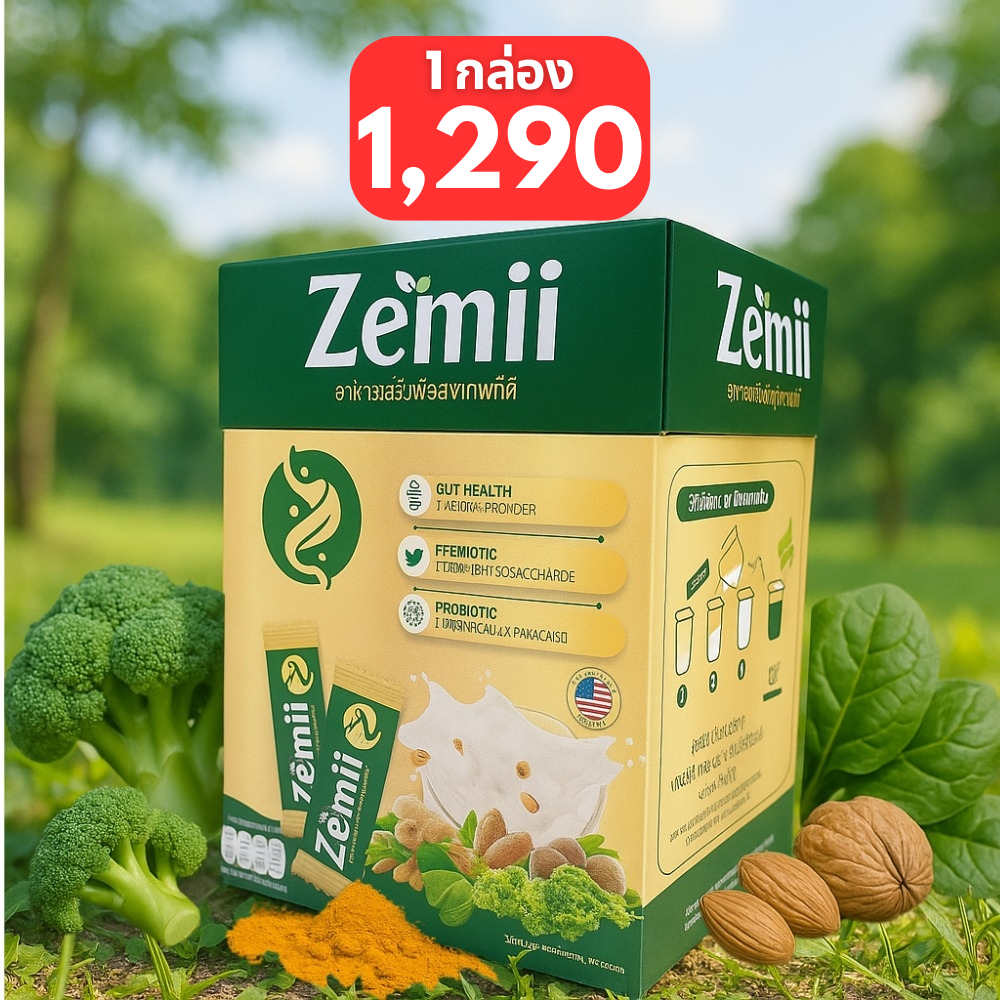 Zemii ອາຫານມັງກອນສູດມັງສະວິລັດ ຈາກຜັກ-ໝາກໄມ້ ໂປຣຕີນພືດ ຊ່ວຍຫຼຸດອັກເສບ ບຳລຸງລຳໄສ້ ກົດໄຫຼຍ້ອນ ໂຣກກະເພາະ