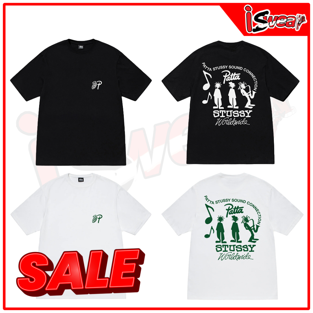 SALE!! เสื้อยืด Stussy x Patta collection exclusive collection