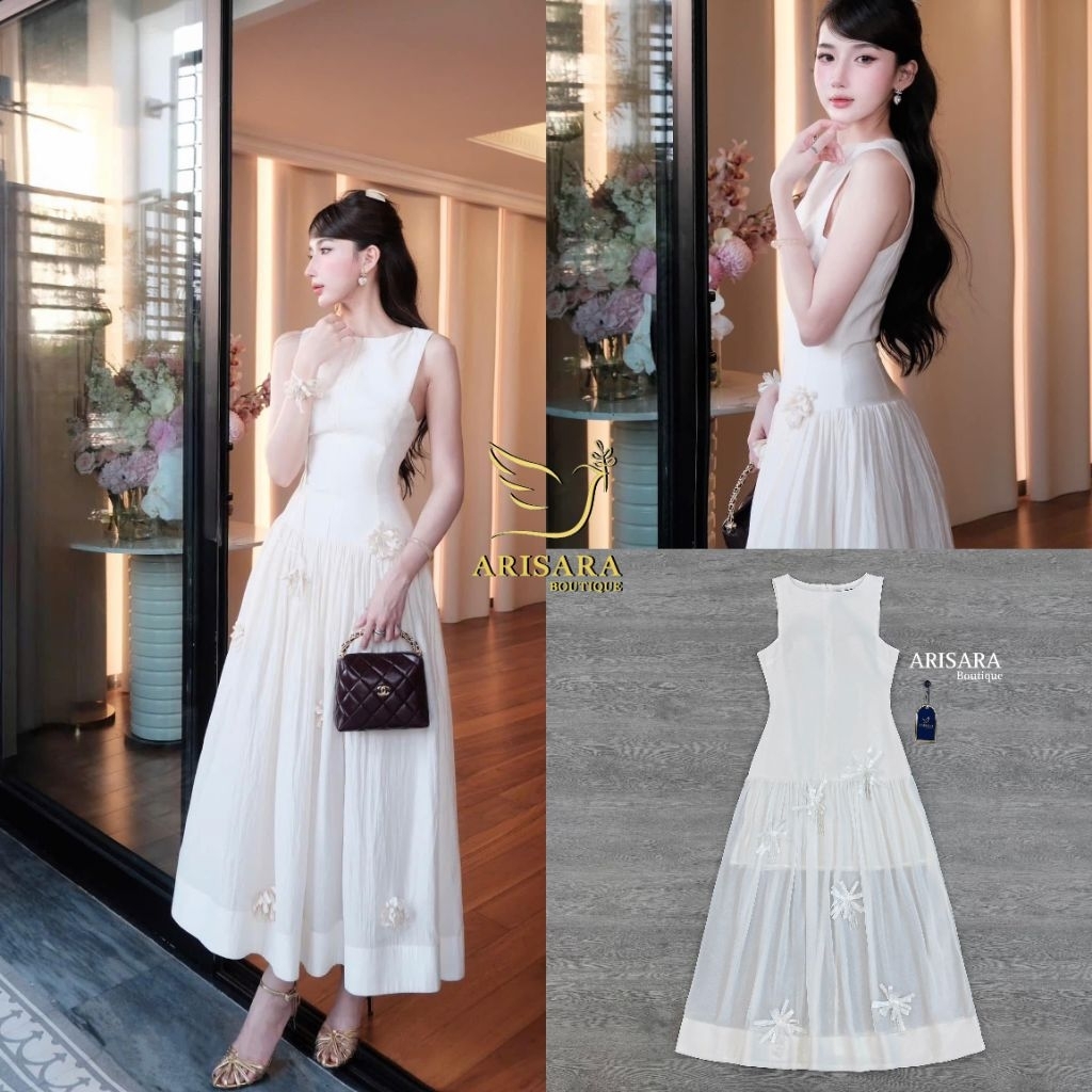 ARISARA BRAND : MAXI DRESS SIZE S มือ  2