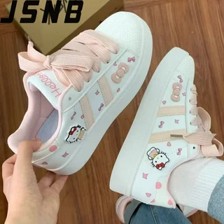 รองเท้า Kitty สตรี ไซส์ 36-40 - รองเท้าหัวหอยนางรม ใส่สบาย ดีไซน์น่ารัก สไตล์เกาหลี