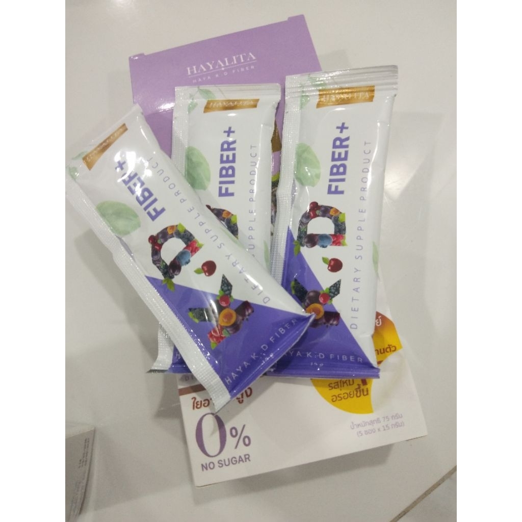 ไฟเบอร์ฮายาลิต้า KD Fiber แบ่งขายเป็นซอง