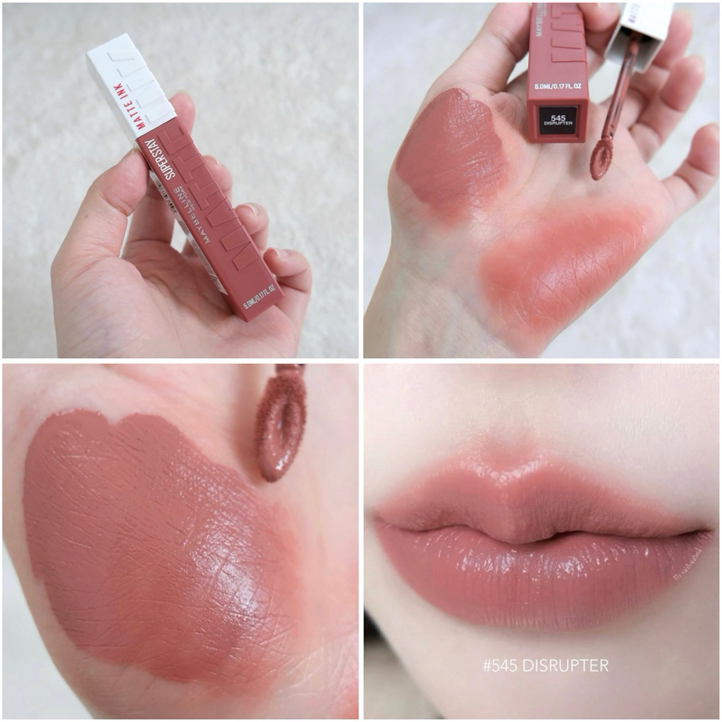 Maybelline เมย์เบลลีน นิวยอร์ก ซุปเปอร์ สเตย์ แมท อิ้งค์ ลิป 5มล. 545 ดิสรับเตอร์