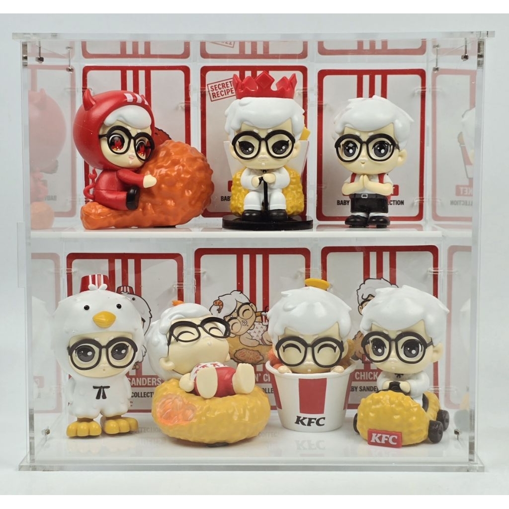 กล่องอะคริลิคโชว์ KFC Baby Sanders