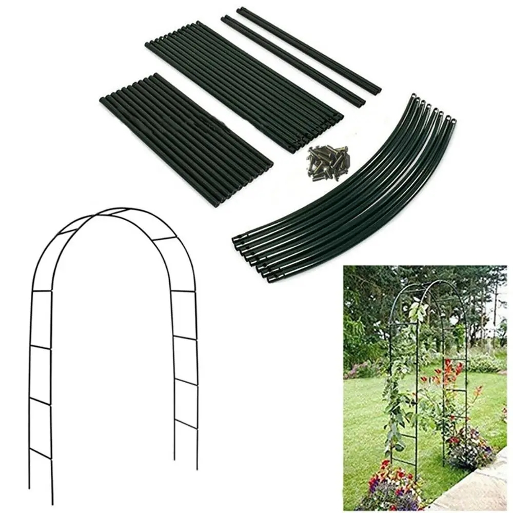 พร้อมส่ง ซุ้มไม้เลื้อย 13mm โครงเหล็ก ถอดออกได้ ขนาด 240x140x39cm ติดตั้งง่าย เหมาะสำหรับตกแต่งสวน งานแต่งงาน และพื้นที่ ราคา ถูกที่สุด ดีลบีเคเค แกลเลอรีภาพที่ 6