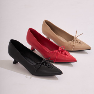 【โค้ดลด+ส่งฟรี🔥】25twentyfives - G44 รองเท้าหัวแหลม ดีไซน์ผูก…