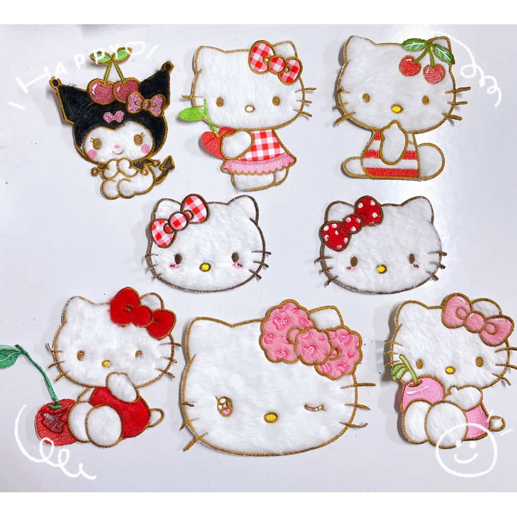 การ์ตูนขนนิ่มน่ารัก ตกแต่งเสื้อผ้า diy cute(ไม่มีกาวรีด)