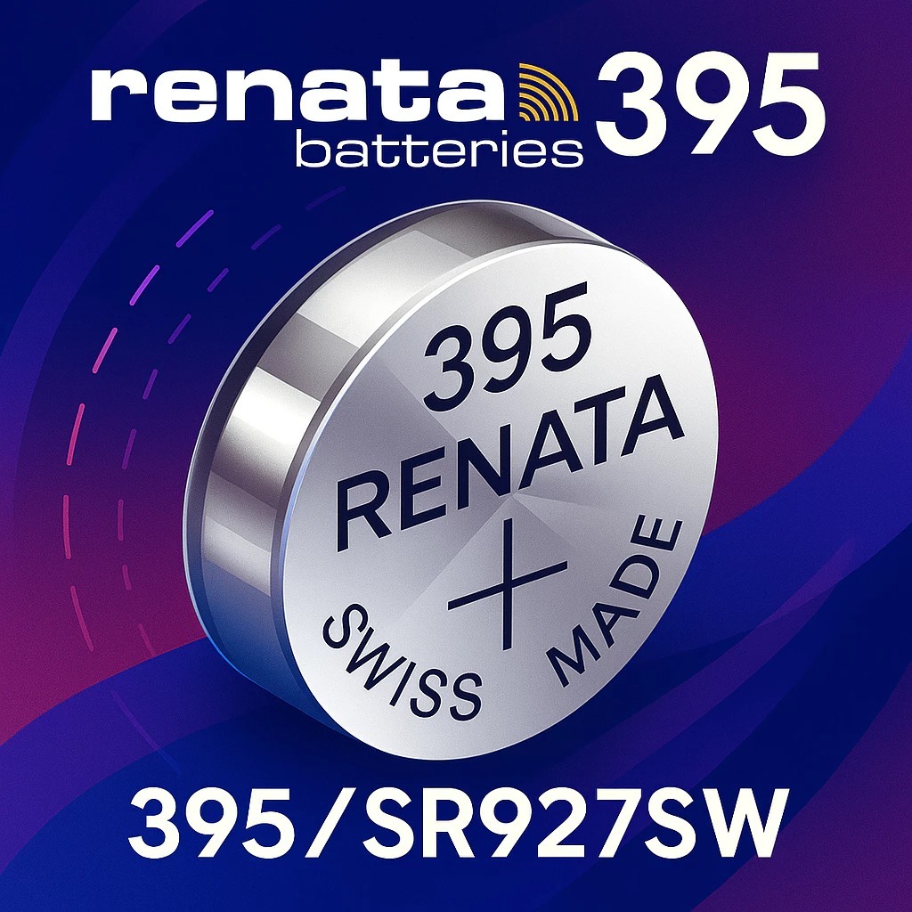 ถ่านนาฬิกา 𝗥𝗘𝗡𝗔𝗧𝗔 395 / SR927SW ถ่านรีนาต้าจากสวิส กระแสไฟไม่ตก Swatch Group Swiss Watches Battery