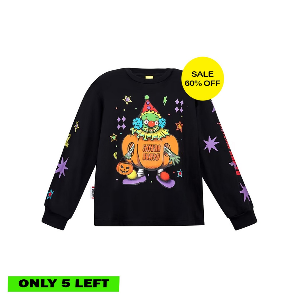 CREEPY CLOWN HALLOWEEN TOP (KIDS)