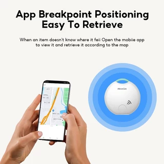 MeeGoo อุปกรณ์ติดตาม ติดตามบลูทู ธ ตัวระบุตําแหน่งการติดตามสองทาง GPS Tracker กุญแจรถสัตว์เลี้ยงเด็ก
