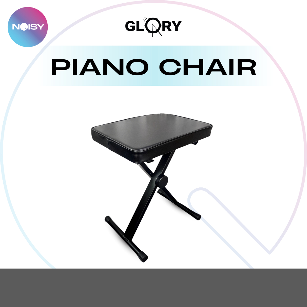 เก้าอี้เปียโน เก้าอี้คีย์บอร์ด แบบพับได้ Piano Chair น้ำหนักเบา