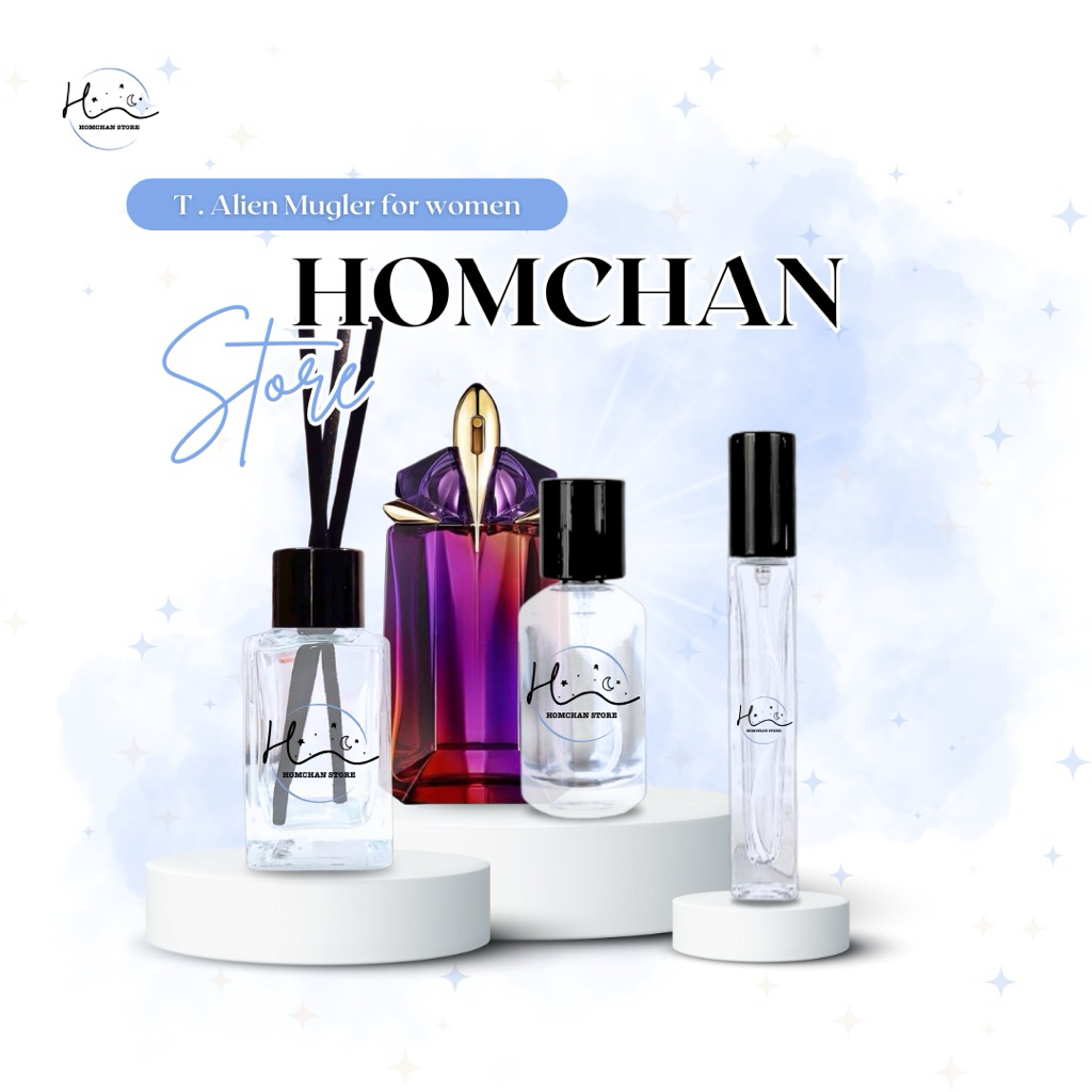 T.Alien Mugler for women | Diffuser Perfume | Homchan Store | ก้านหอม น้ำหอม เทียบกลิ่น หอมติดทน