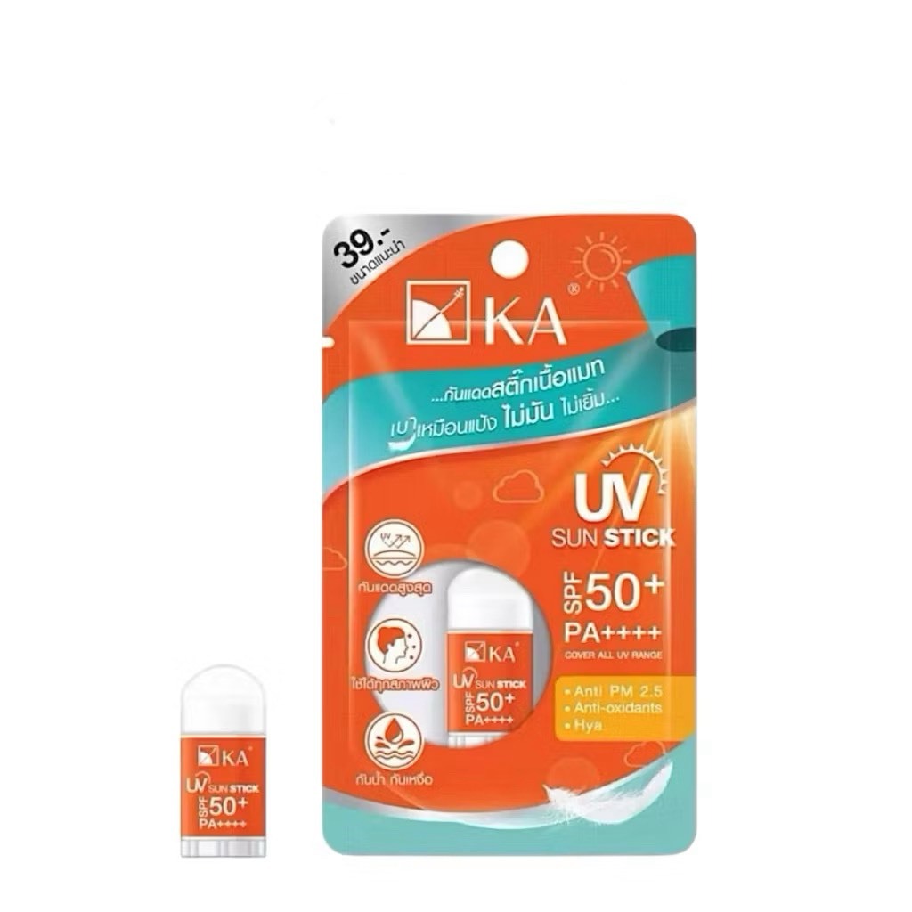 KA UV Sun Stick SPF50+ PA++++ 2.5g. เค.เอ. ซัน สติ๊ก เอสพีเอฟ50+ พีเอ+++ กันแดดสติ๊กเนื้อแมท