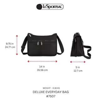 Lesportsac Deluxe Everyday Bag กระเป๋าสะพายข้างพาดลำตัว Style 7507