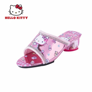 Hello Kitty รองเท้าส้นสูงเด็กหญิง รองเท้าคิตตี้ รุ่นไฟกระพริบ Sanrio ลิขสิทธิ์แท้100% รุ่นKTL-600