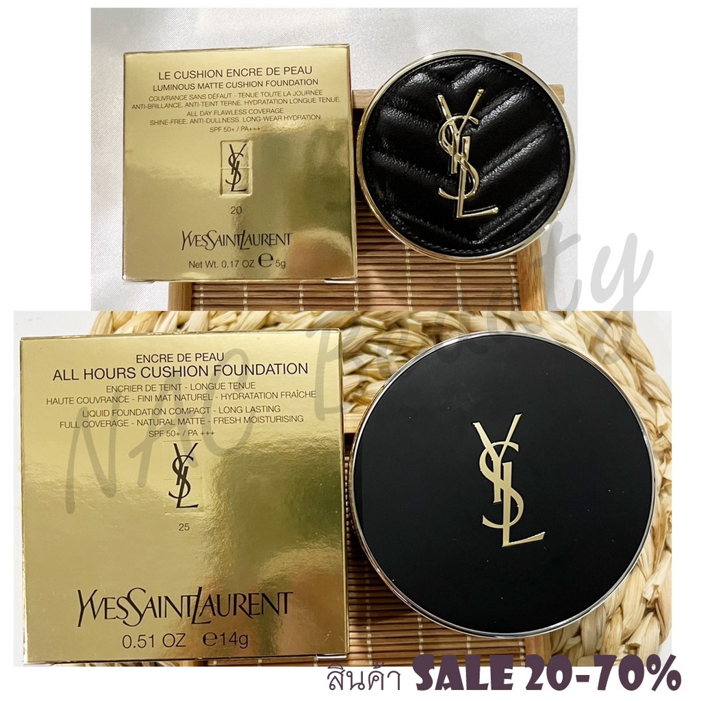 ป้ายไทย_รองพื้นคุชชั่น_YSL LE CUSHION ENCRE DE PEAU 14g
