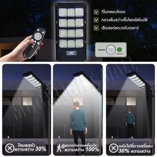 🔥การประกัน 10ปี🔥 ไฟโซล่าเซลล์ 1500000W Solar Light LED ไฟถนนโซล่าเซลล์ ไฟสปอตไลท์ IP69กันน้ำ ควบคุมแสงอัจฉริยะ