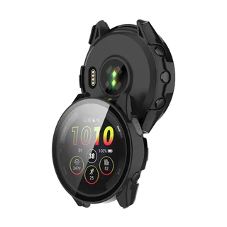 Novvia คสกันรอย ฟิล์มกระจก สำหรับ นาฬิกา Garmin Forerunner 165 / 165 music แบบนิ่ม ไม่ปิดจอ แบบแข็ง ปิดจอด้วยฟิล์มกระจก