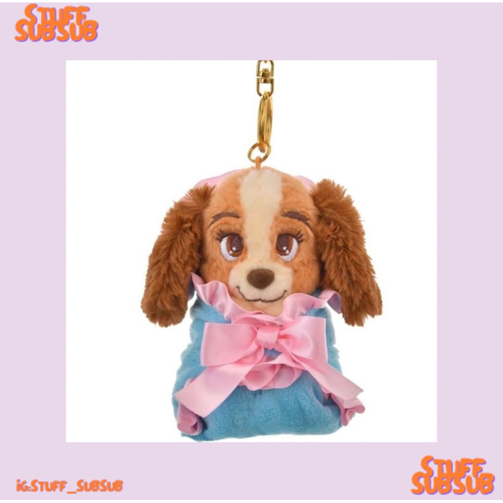 พร้อมส่ง/ของแท้ พวงกุญแจ Lady จาก Disney store