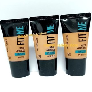 ขนาด 5, 18 มิลลิลิตร. มินิ รองพื้น ฟิตมี เมลเบอรลีน ทิวบ์ SPF 22 Maybelline foundation