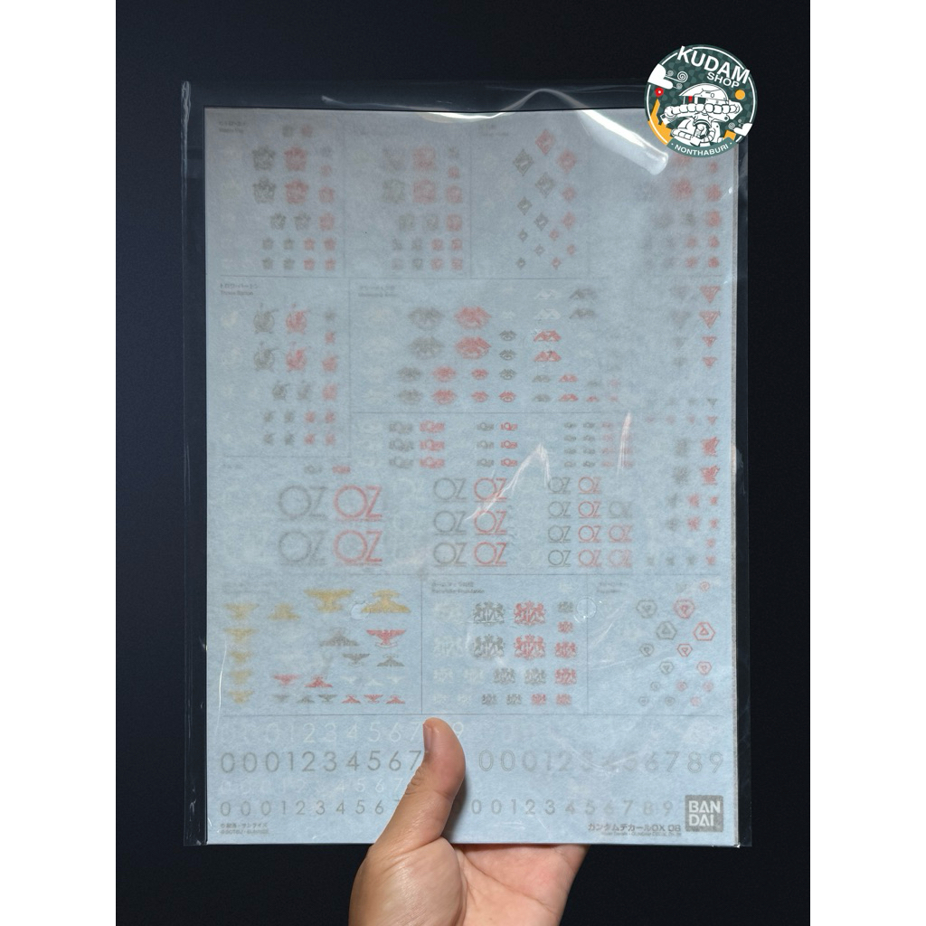 (พร้อมส่ง) P-BANDAI GUNDAM DECAL DX 08