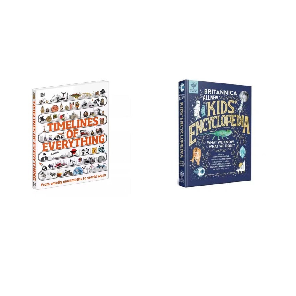 Britannica All New Kids Encyclopedia/Dk Timelines of Everything English Edition Children Development
