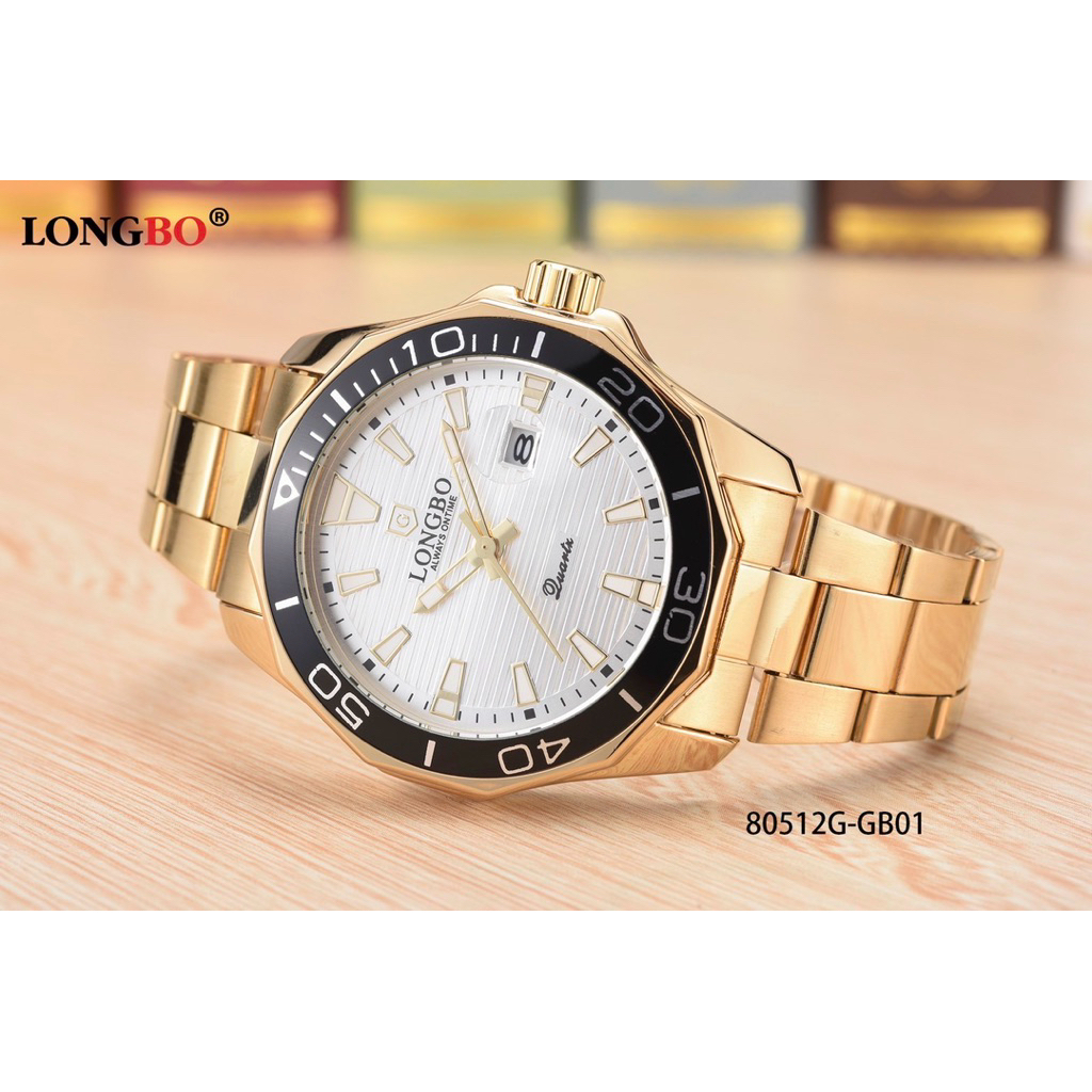 นาฬิกาแบรนด์ Longbo watch นาฬิกาควอตซ์สำหรับผู้ชาย ระบบอนาล๊อค ดูเวลาด้วยเข็มได้