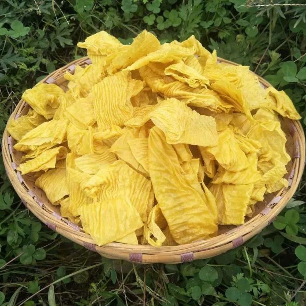 เต้าหู้แห้ง แบบเส้น อาหารเจ ขนาด 1kg ฟองเต้าหู้แบบแห้ง นำไปทำอาหารได้หลากหลาย豆腐皮
