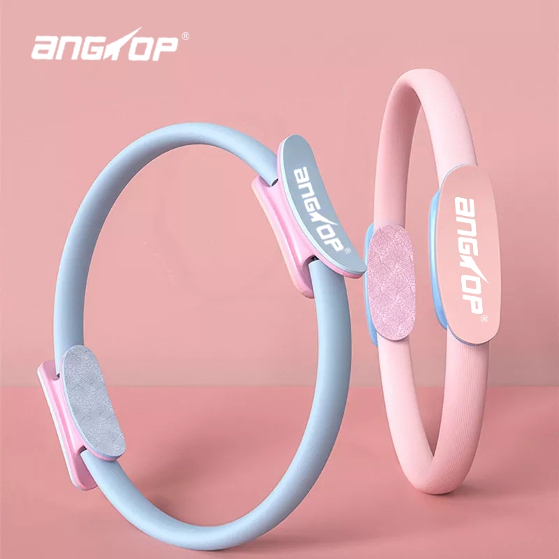 （อัพเกรดแพ็คเกจกันกระแทก）ANGTOP pilates ring ห่วงพิลาทิส แหวนโยคะ อุปกรณ์โยคะ ห่วงโยคะลดน่อง ห่วงลดต