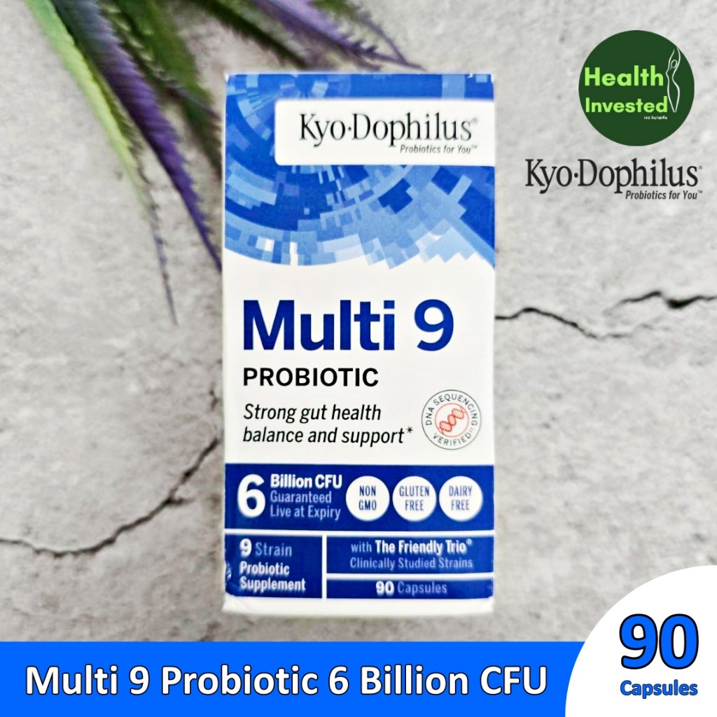 <Kyolic Kyo Dophilus> Multi 9 Probiotic 6 Billion CFU 90 Capsules โปรไบโอติกส์