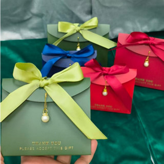 🌺BAG🌺.กล่องของขวัญน่ารัก กล่องฝาปิด พร้อมโบว์ ใส่ของชำร่วย ม…