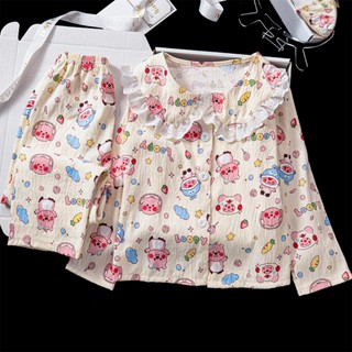 เสื้อผ้าสาวๆ,ชุดนอนเด็กผู้หญิง,สไตล์เจ้าหญิง,ลายการ์ตูนน่ารั…