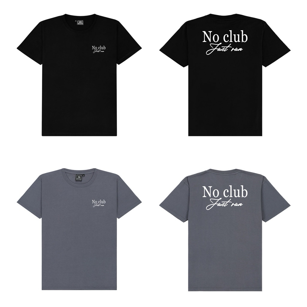 29decem - เสื้อยืดลาย No club just run