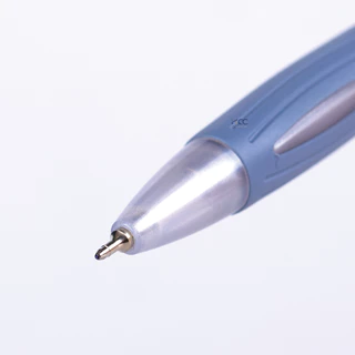 (ยกกระปุก/50ด้าม) ปากกา ปากกาลูกลื่น Quantum ควอนตัม M5 Pearl เพิลล์ ขนาด 0.5mm. หมึกน้ำเงิน/แดง