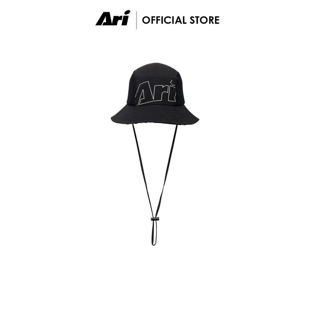 ARI ADEPT ORBITZ RUNNING BUCKET HAT - BLACK (AHW1654-01) หมวก อาริ ORBITZ RUNNING BUCKET สีดำ
