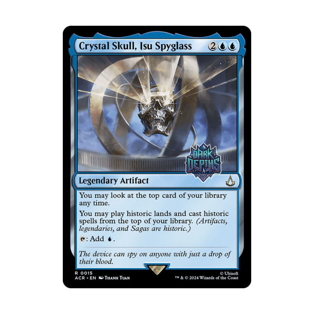 [MTG] Crystal Skull, Isu Spyglass [ACR] [BLUE] [ARTIFACT] [R] - Magic the Gathering SINGLES