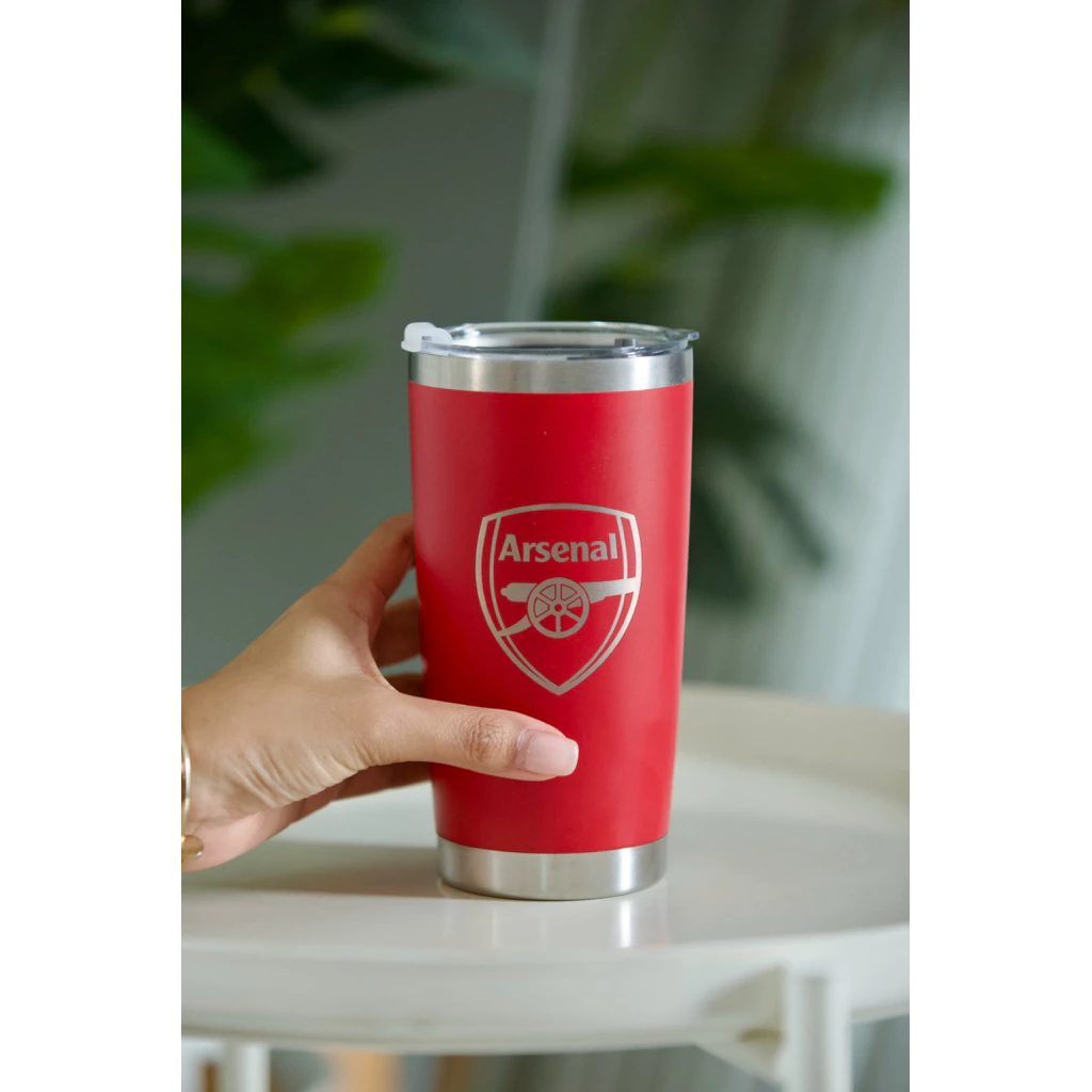 #ARS แก้วเก็บความเย็นขนาด 20 ออนซ์ ยิงเลเซอร์โลโก้สโมสรฟุตบอลทีมอาร์เซนอล