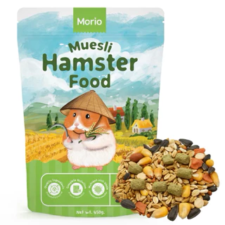 (ขนาดทดลอง) อาหารหนูแฮมสเตอร์ Morio Hamster food สูตรทะเล และสูตรฟรีซดราย
