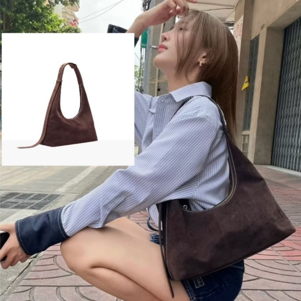 กระเป๋า KnackBag Hobo (M) สี Dark Brown