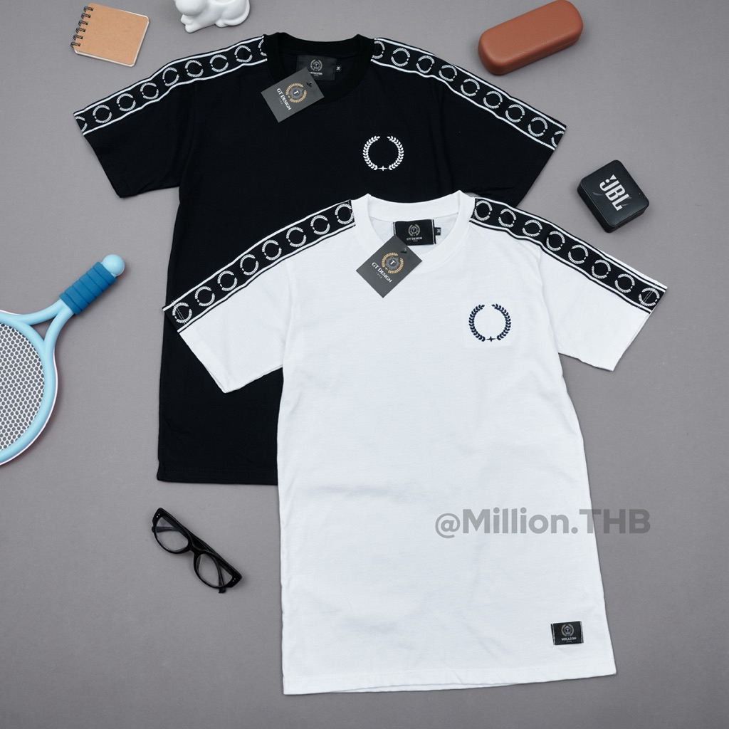 !! ส่งฟรี !! เสื้อยืดแขนสั้น T-13  ผ้าคอตตอนทรงตรง เนื้อผ้านิ่ม ใส่ได้ทั้งชายและหญิง !!!