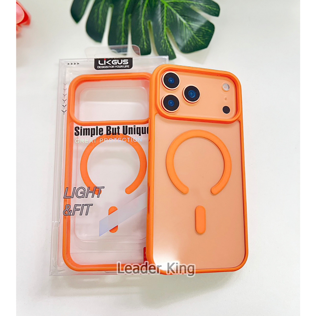 เคสอะคริลิค ชาร์จได้ สำหรับ ไอโฟน iPhone 17 17Promax 17Air 17Pro เคส พร้อมส่ง 045
