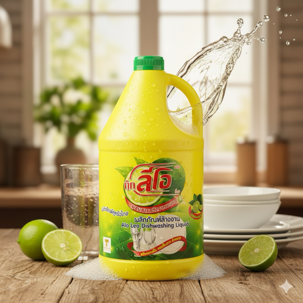 กุ๊กลีโอ น้ำยาล้างจานแบบแกลลอน น้ำหนัก 3,300 มล. (จำกัด 4 แกลลอน / 1 ออร์เดอร์)