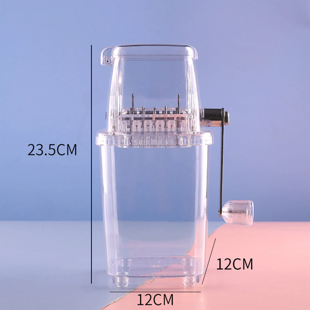 เครื่องบดน้ําแข็ง แกดเจ็ตในครัว เครื่องทําน้ําแข็งบดแบบพกพาสําหรับโคลนสร้างเครื่องดื่ม เครื่องบดน้ําแข็งด้วยตนเอง - รูปที่ 7