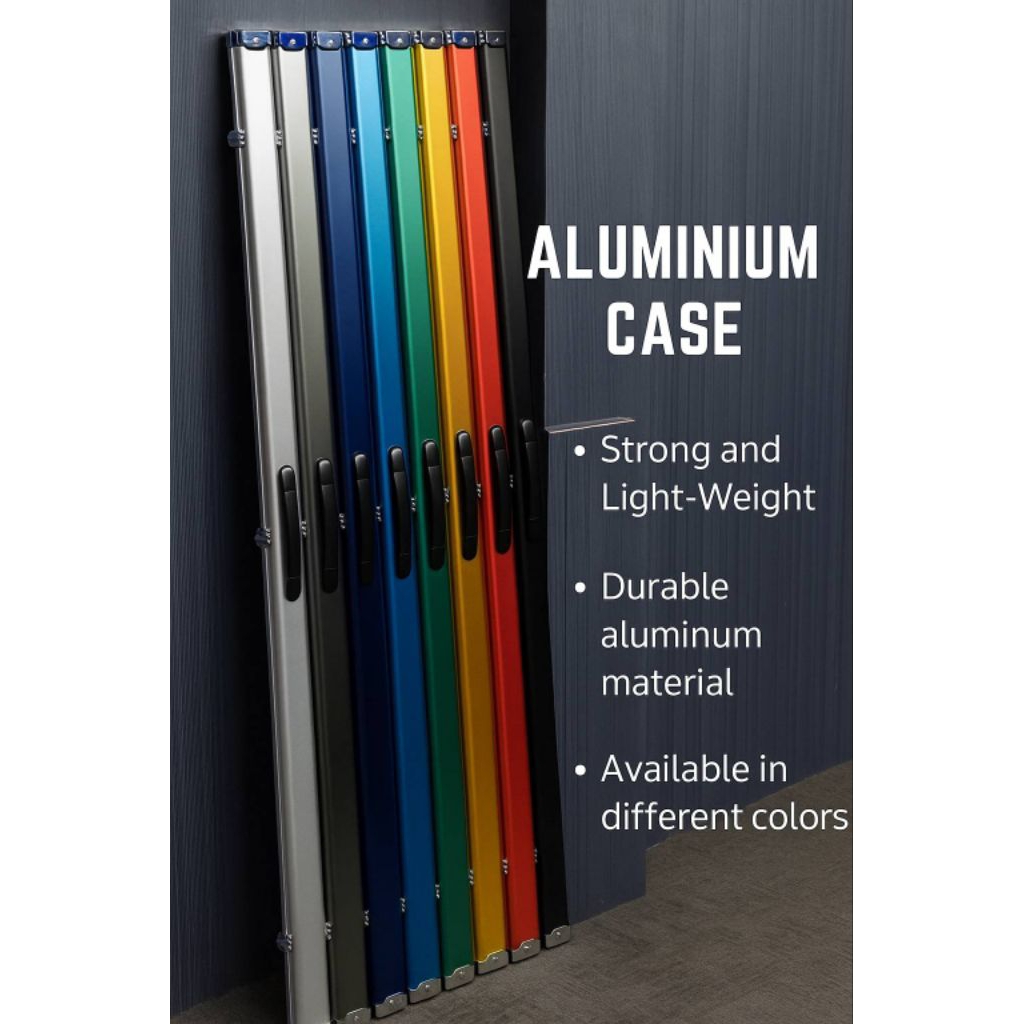 กล่องใส่ไม้คิวท่อนเดียวอลูมิเนียมอย่างหนา มีช่องใส่ไม้คิว2ช่อง<p>“><center><h4></h4><p><p><font color=