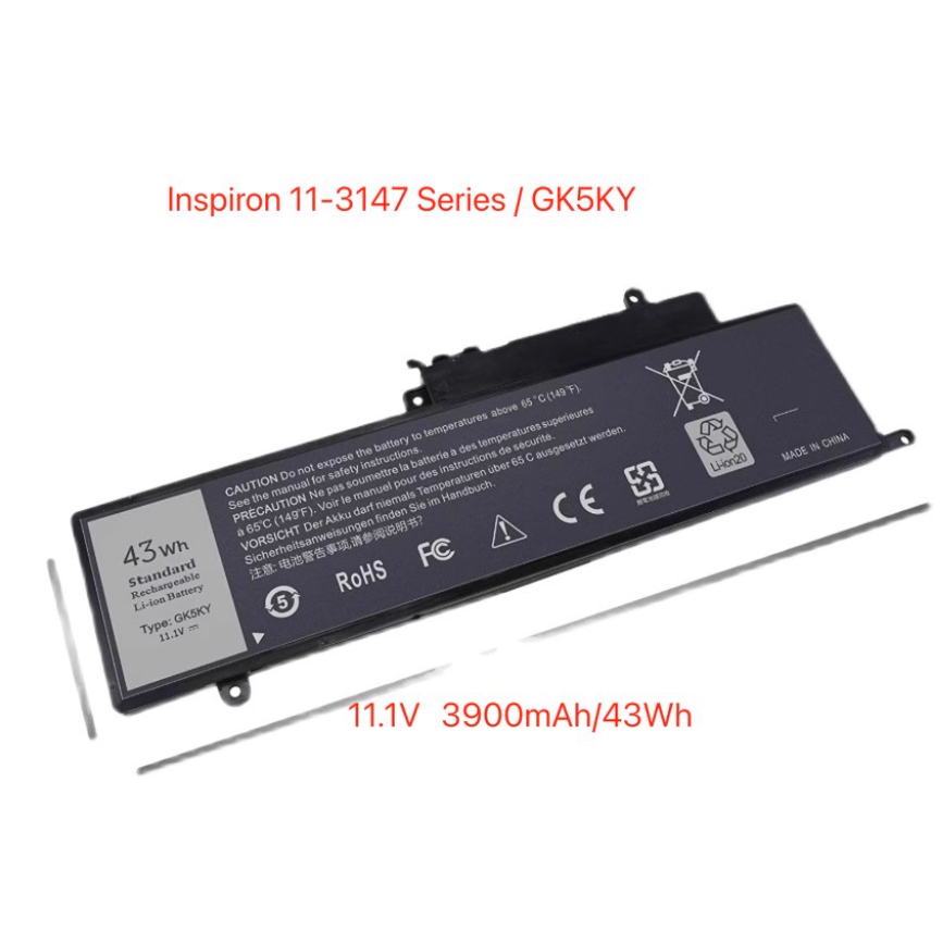 สำหรับ Dell Inspiron 13 7347 7348 11 3147 3148 GK5KY แบตเตอรี่แล็ปท็อป