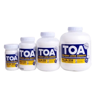 TOA (ยกกล่อง) กาวลาเท็กซ์ ทีโอเอ LA-22S ขนาด 8, 16 และ 32 oz.
